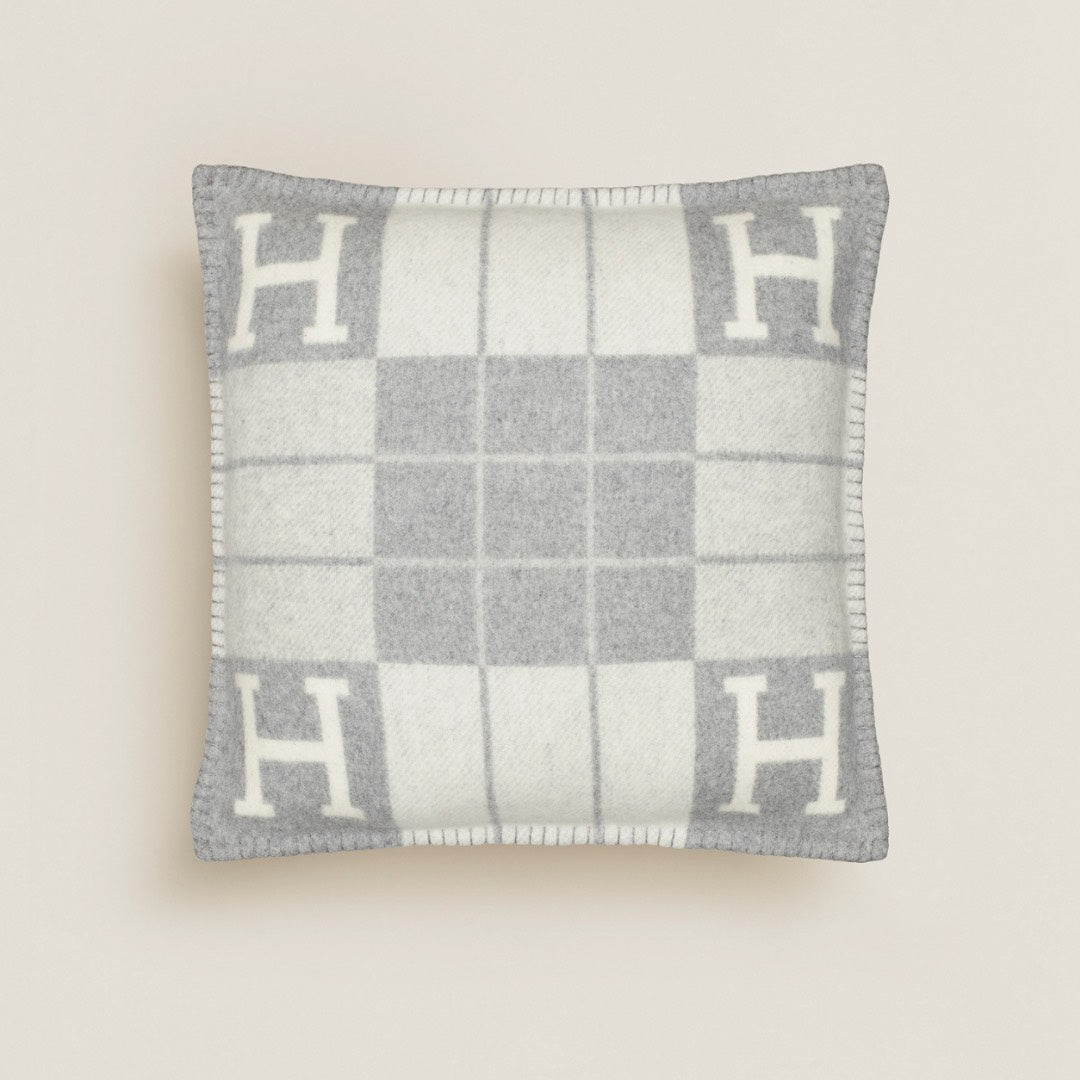 ORANGE QUADRI H PILLOWCASE (SET OF 2 PILLOWCASES) 50x50cm