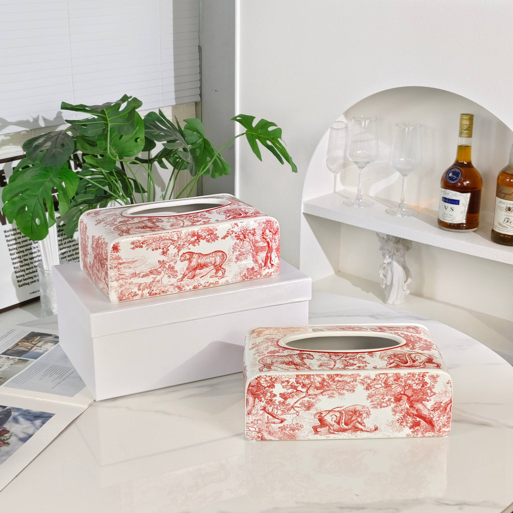 RED CD TISSUE BOX